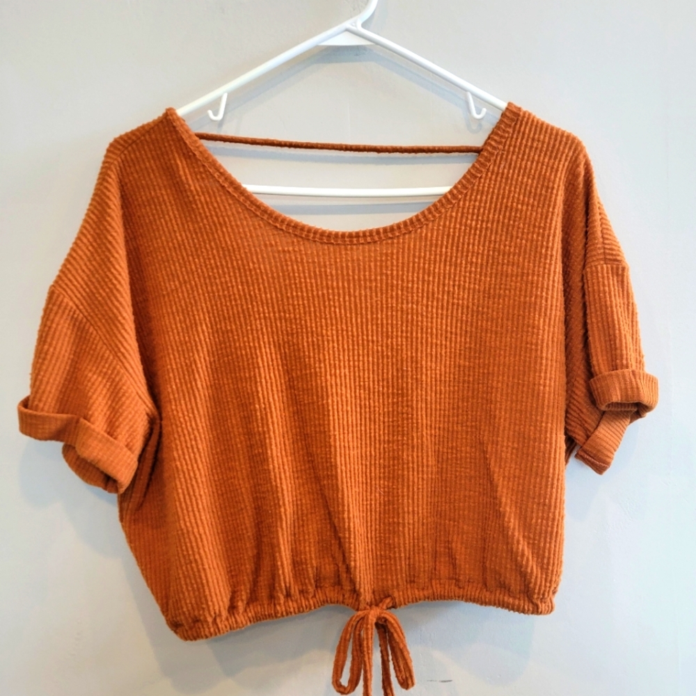 Open Back Crop Top